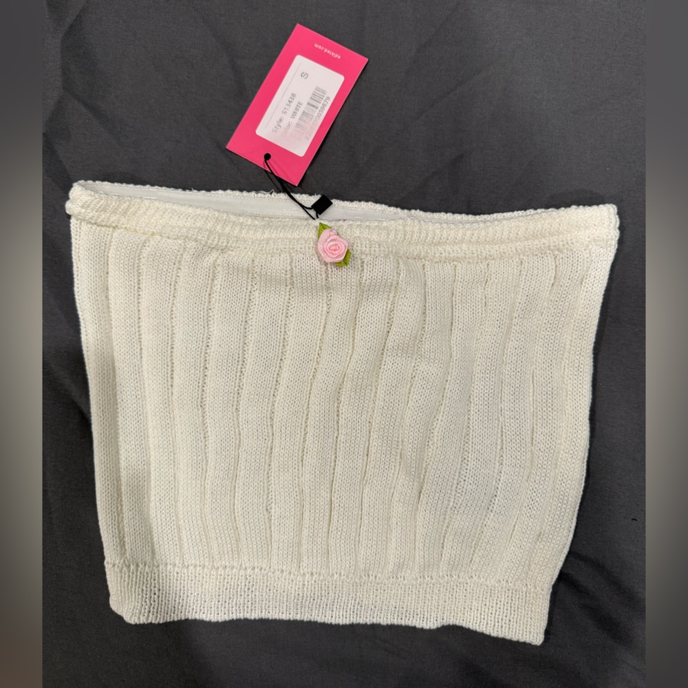 Edikted strapless top in size small.